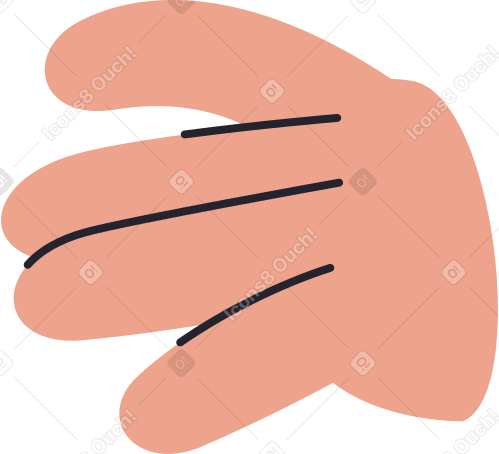 hand for holding Illustration in PNG, SVG