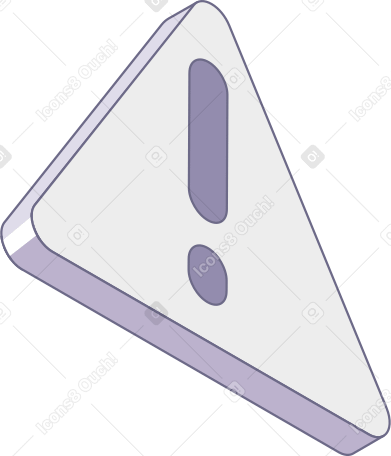 triângulo com um ponto de exclamação PNG, SVG