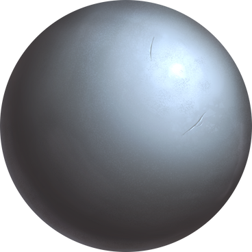 metallic ball PNG, SVG