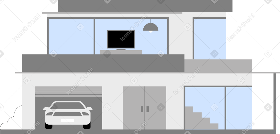현대 집 PNG, SVG