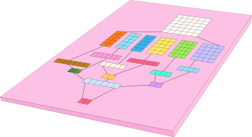 Tischplatte mit blockdiagramm PNG, SVG