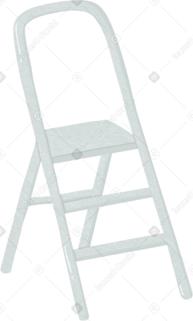 stepladder white PNG, SVG