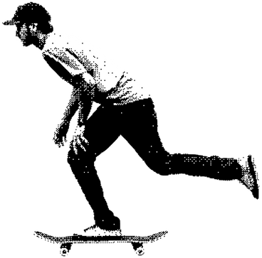 Young man riding a skateboard PNG, SVG
