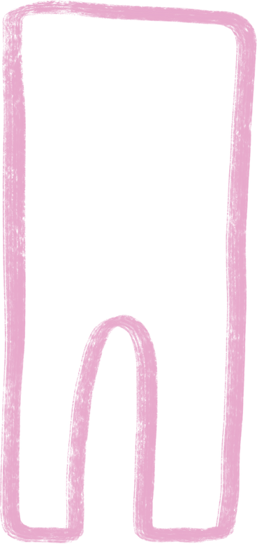 pink square arch PNG, SVG