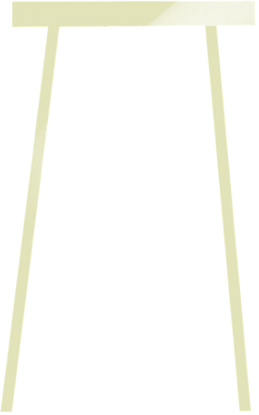 yellow bar chair PNG, SVG