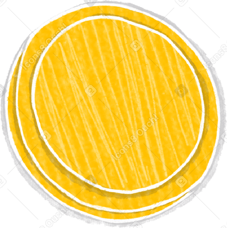 yellow coin PNG、SVG