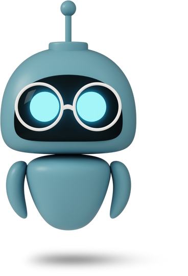 Чатgpt-робот в очках в PNG, SVG