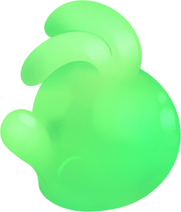 green abstract spot PNG, SVG