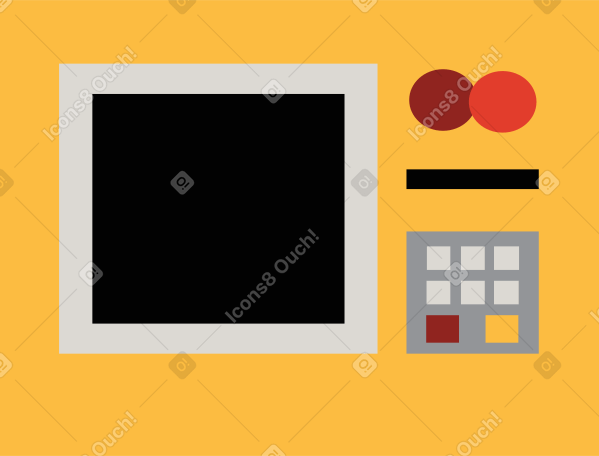 geldautomat PNG, SVG