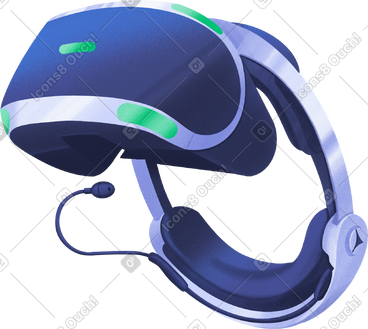 Virtual reality glasses in perspective PNG, SVG