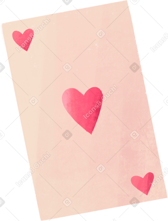 playing card of hearts PNG, SVG