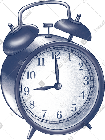 mechanical alarm clock PNG, SVG