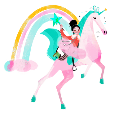 Mademoisslle unicorn PNG, SVG