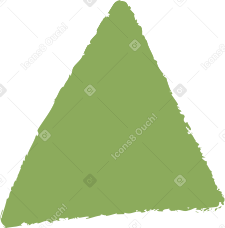 dark green triangle Illustration in PNG, SVG