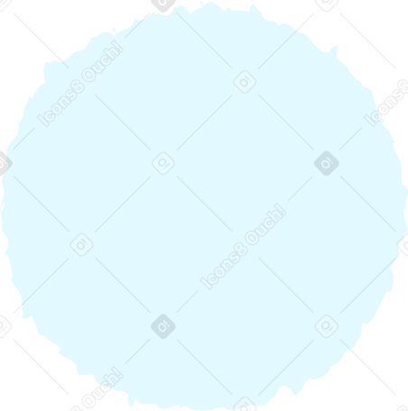 원 블루 PNG, SVG