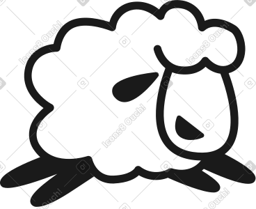 Little sheep PNG, SVG