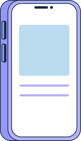 included cell phone animated illustration in GIF, Lottie (JSON), AE