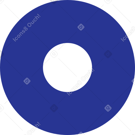 ring dark blue Illustration in PNG, SVG