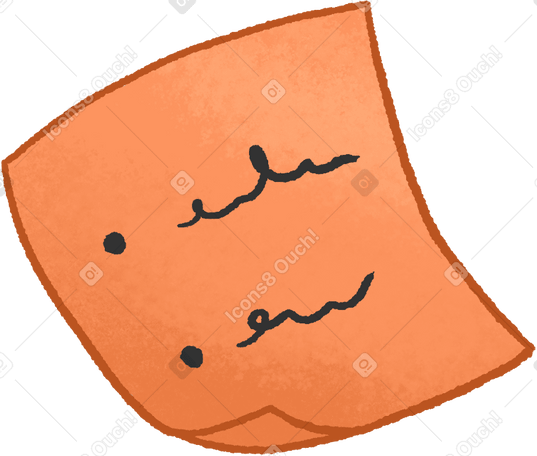 orange note в PNG, SVG