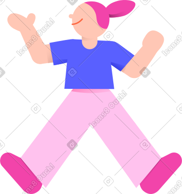 跳跃的女人 PNG, SVG