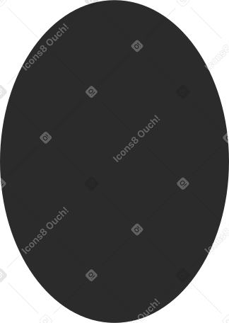 black ellipse PNG, SVG