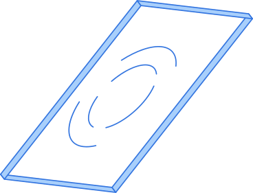 Прозрачный прямоугольник с волнами в PNG, SVG