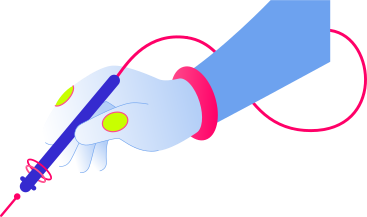 hand with pen PNG, SVG