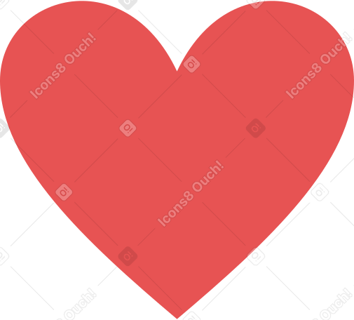 red heart в PNG, SVG