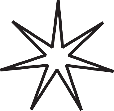 seven pointed star PNG, SVG