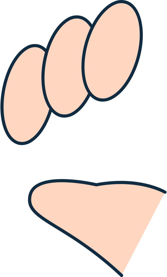 fingers Illustration in PNG, SVG