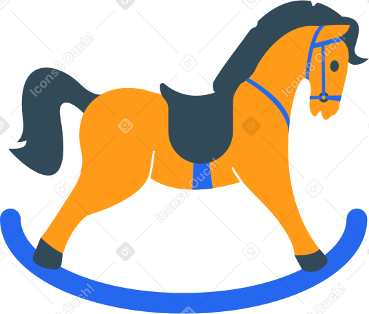 rocking horse PNG, SVG