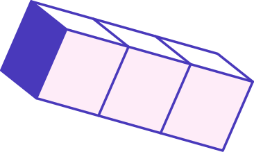 i shaped l shaped block of cubes PNG, SVG