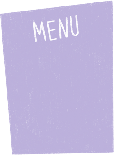 purple menu PNG、SVG