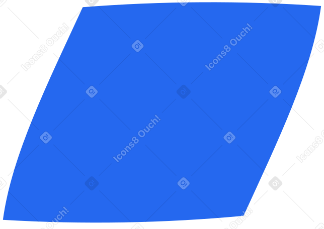 parallelogram blue Illustration in PNG, SVG