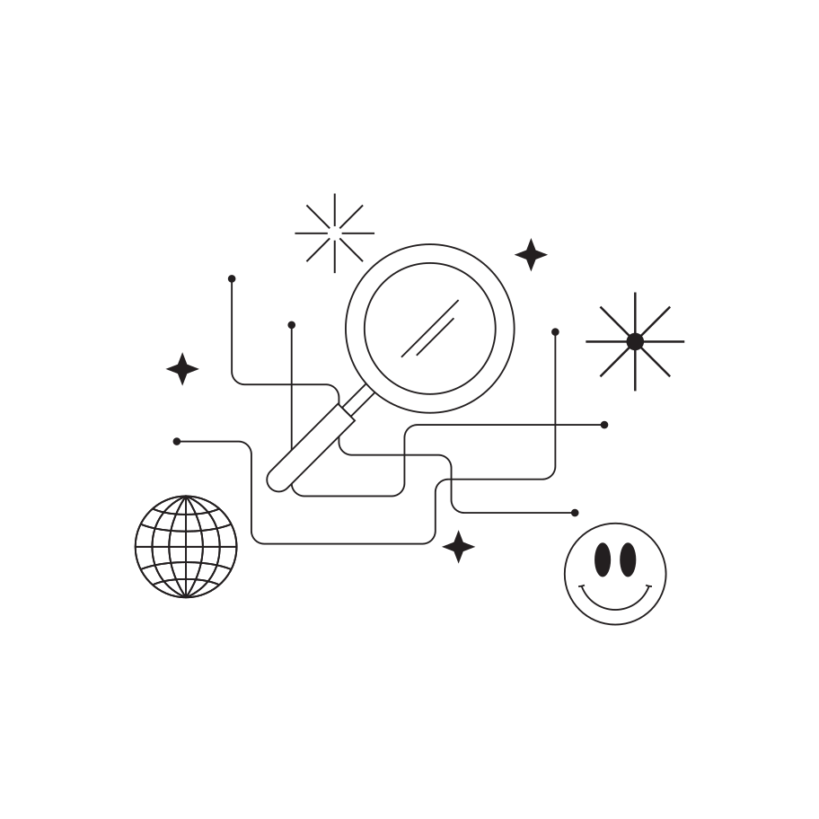 要素を使用した拡大鏡web検索 のpngとsvgでのイラスト