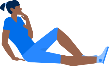 woman is sitting with her legs outstretched PNG, SVG