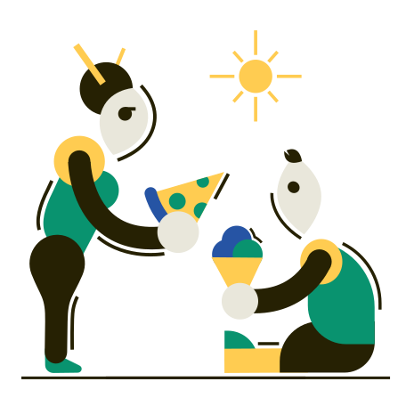 晩ごはん のpngとsvgでのイラスト
