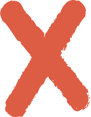 X sign PNG、SVG
