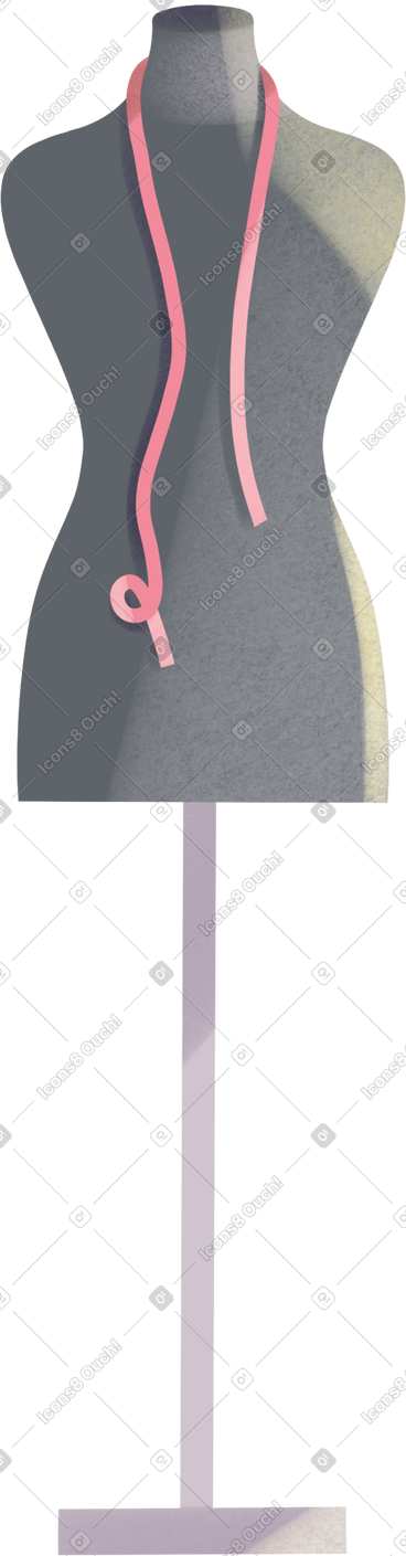 Sewing mannequin PNG, SVG