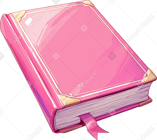 핑크색 책 PNG, SVG