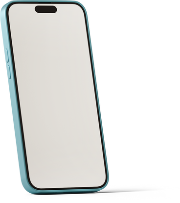smartphone with blank screen turned right PNG, SVG