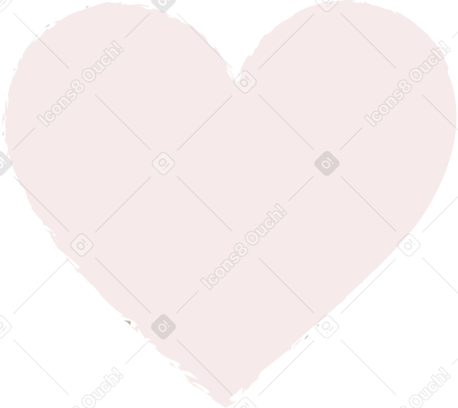 light pink heart в PNG, SVG
