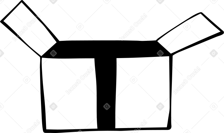 opened gift box PNG, SVG