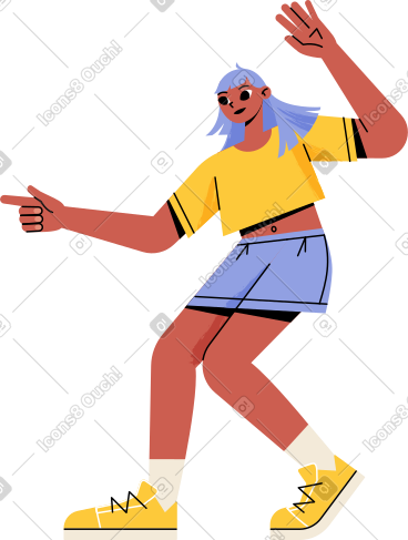 穿短裤的年轻女子 PNG, SVG