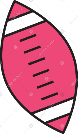 rugby ball Illustration in PNG, SVG