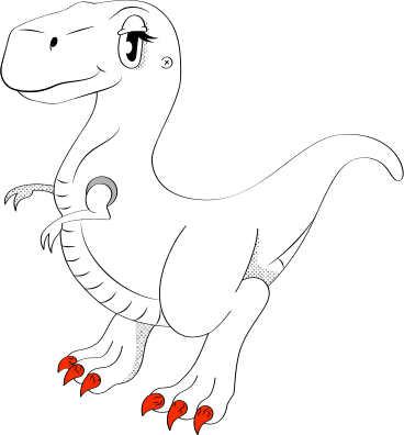 dinosaur girl PNG, SVG
