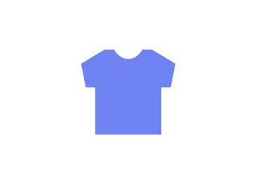 T-shirt in weißem rechteck PNG, SVG