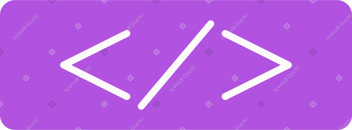 rectangle with code PNG, SVG