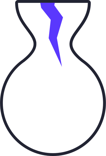 broken vase PNG, SVG