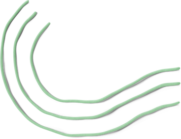 Linhas curvas verdes PNG, SVG